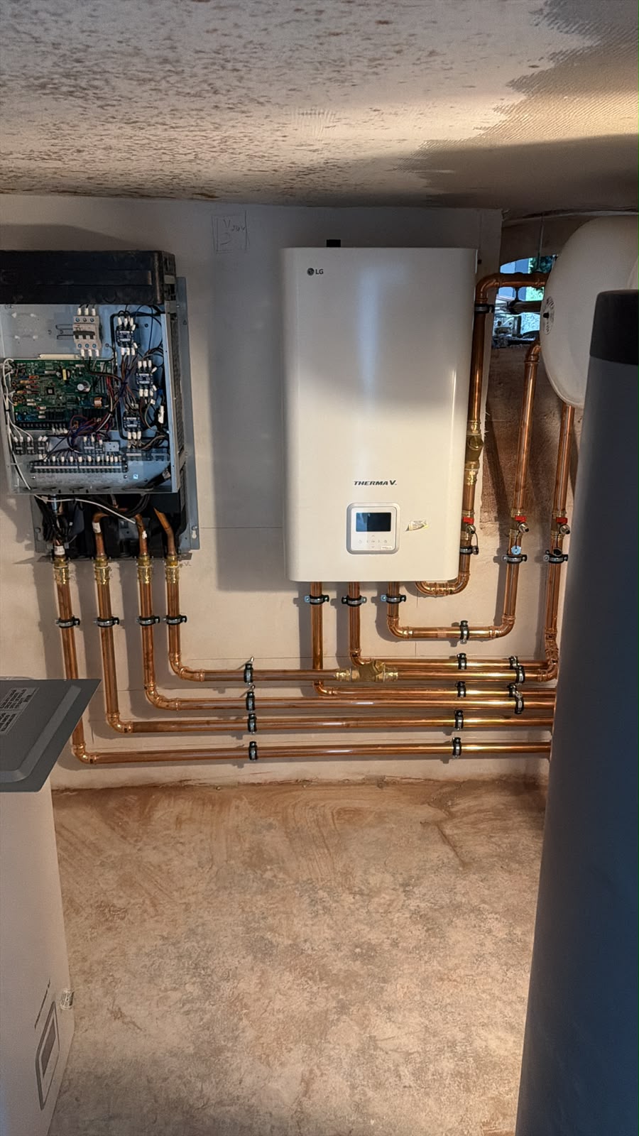 LG Therma-V-Wärmepumpe mit Steuerungstechnik